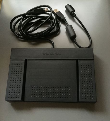Olympus rs27 foot switch-pedal for pc dictation with usb adapter for sale