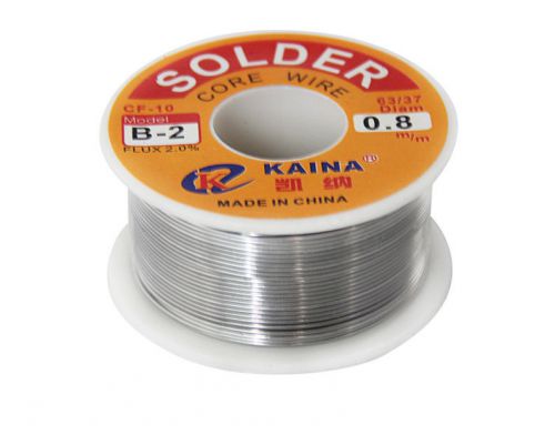 100g 2mm 63/37 Tin Lead Wire Reel Rosin Core Flux Soldering Welding Iron bb