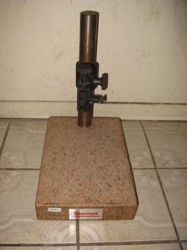 Nice Starrett Pink Granite Heavy Duty Indicator Stand