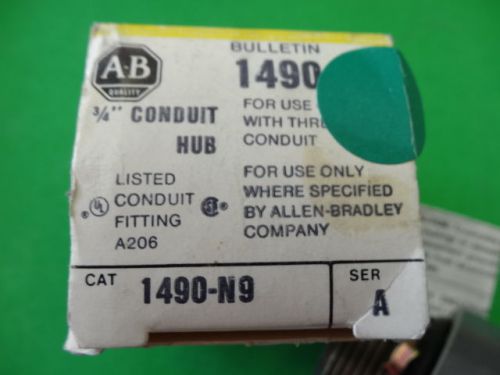 Allen Bradley 3/4&#034; Conduit Hub 1490-N9