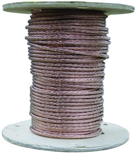 500 Ft. 18 AWG Gauge Stranded Bare Copper Grounding Electrical Wire Residential