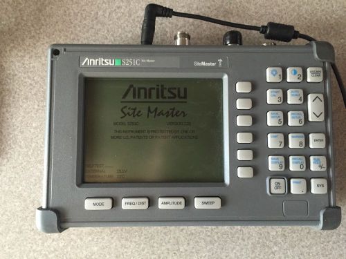 Anritsu S251C Site Master Cable Antenna Analyzer / no charger