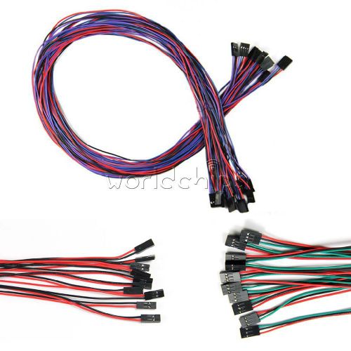 1/2/5/10PCS 70cm 2Pin/3Pin/4Pin Female To Female Jumper Dupont Cable