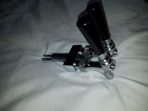 Double / dual faucet shank with taps and tap handles for sale