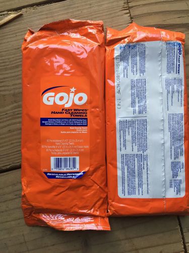 Gojo 6285-06 fast wipes hand cleaning paper towels for sale