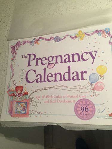 The Pregnancy Undated Keepsake Calendar with 96 Stickers.