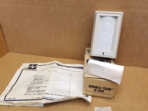 Napco Double Tech D-100 Infrared Microwave Intrusion Motion Detector New In Box