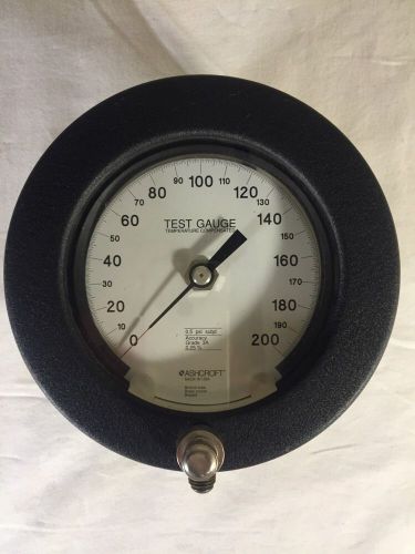 Ashcroft test gauge temperature compensated 0-200 0.5 psi subd  6&#034; for sale