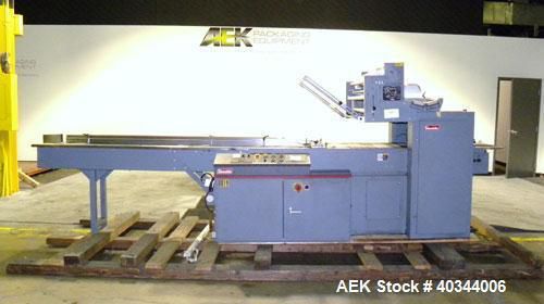 Used- Shanklin Horizontal Shrink Wrapper, Model F-4A. Capable of speeds up to 75