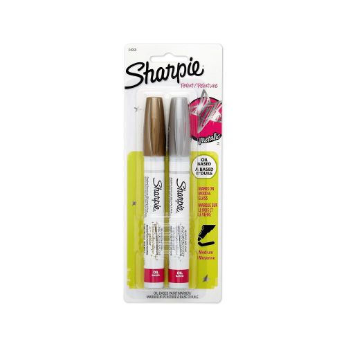 Sharpie oil based paint markers medium assorted 2 pack for sale