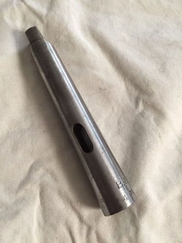 B&amp;S Milling Machine Metal Lathe Spindle Taper Insert Adapter 4 To 7
