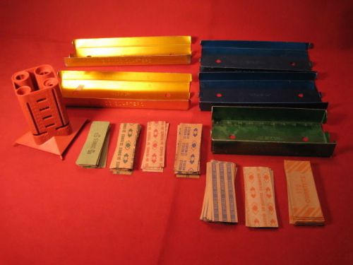 Lot 5 Coin Trays MMF Sorter Rolls Quarter Nickle Dime Bank Store Equipment Tool