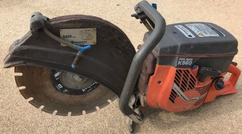 Husqvarna K960 14&#034; Concrete Asphalt Cut-Off Saw &#034;Good Working Condition&#034; K 960