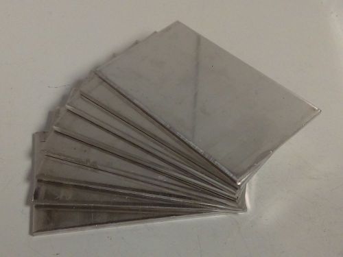 5 piece lot 6-1/4” x 3-15/16” aluminum sheet plate alu bar stock metal cut for sale