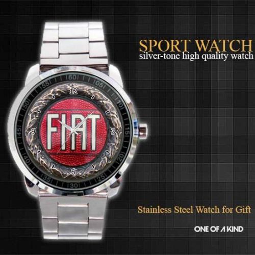 Fiat Emblem Logo Classic sport Metal Watch