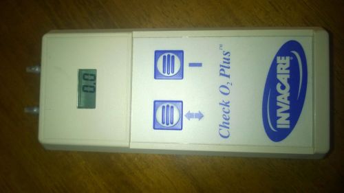 INVACARE Check 02 Plus Oxygen Analyzer. MODEL IRC400.