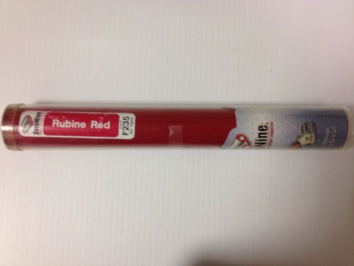 Zeronine rubine red gerber edge transfer foil 50 yard refill tube brand new f235 for sale