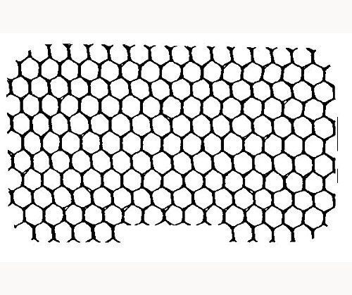 Disposable Regular Nylon Breathable Honeycomb Hair Nets, Brown (100)