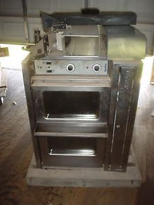 (2) garland sunfire sdg-1 gas convection ovens stackable for sale