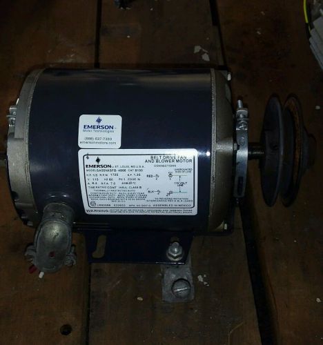 Emerson Belt Drive Fan and Blower Motor 1/3 HP SA55NXSFB-4866