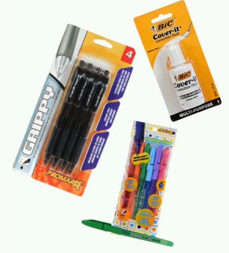 [OFFICE SUPPLY] Correction Flud, Black Pen, Assorted color