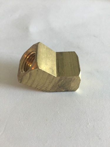 Brass fittings elbow 45 degree 1/4&#034; 7 pc. for sale