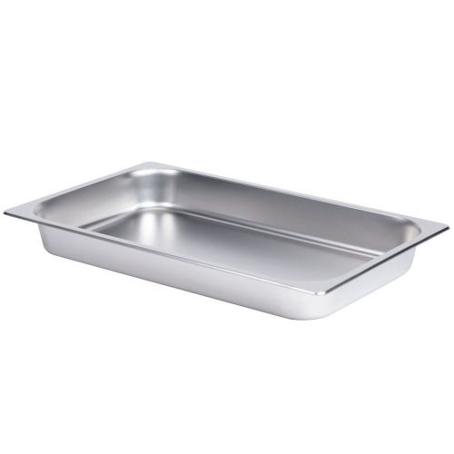 Full Size Stainless Steel Steam Table Pan - Anti Jamming - 24 gauge 2.25 in Deep