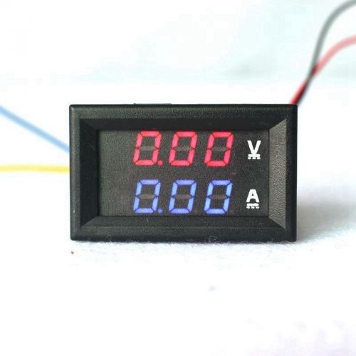 Mini Digital Voltmeter Ammeter DC 100V 10A Panel Amp Volt Current Meter Tester