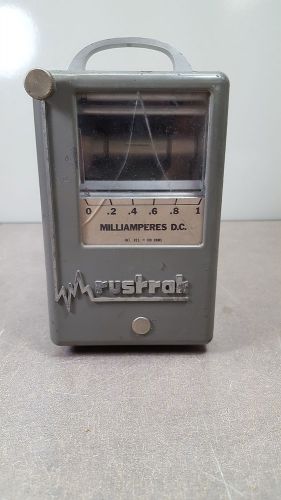 Rustrak milliamperes D.C. chart recorder Model A 115V