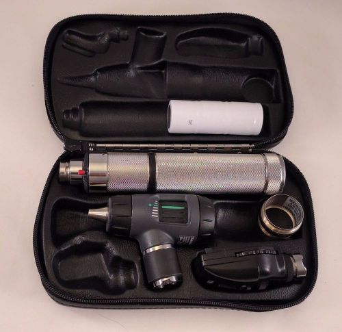 Welch Allyn Diagnostic MacroView Otoscope Ophthalmoscope Set Kit with NEW Batter
