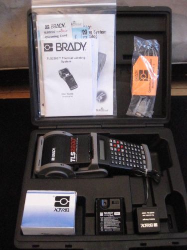 Brady Handheld Thermal Printer Labeler Model TLS220