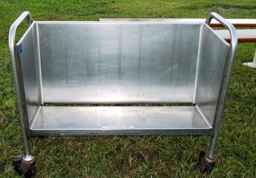Stainless steel plate dish cart caddy.. for sale