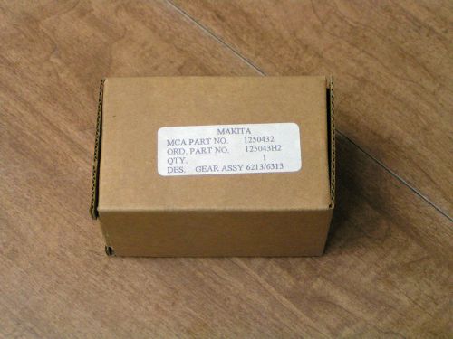 MAKITA DRILL GEARBOX ASSY - PART#125043-2 - NEW OEM SERVICE PART