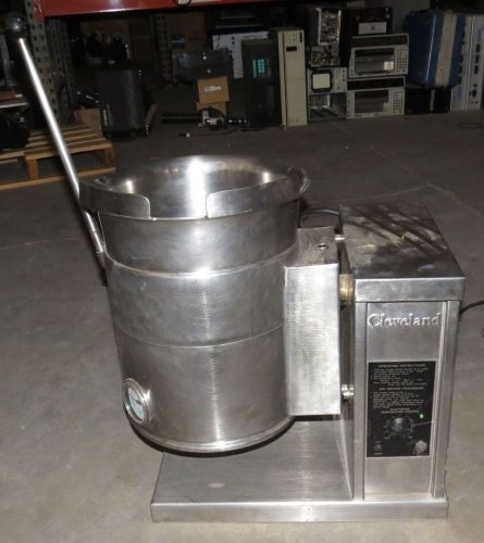 ^^ CLEVELAND STEAM KETTLE MODEL KET-3T (#596)