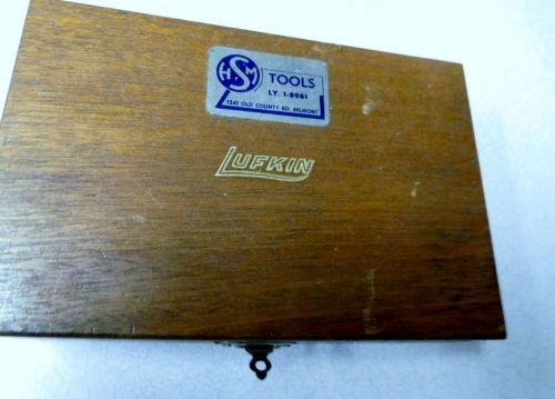 Lufkin Dial Indicator w/Accessories - Original Wood Box.