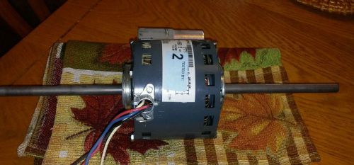 Genteq 5kcp29fk 4953 s 1550 rmp  1/6 hp electric motor 277 volt double shaft for sale