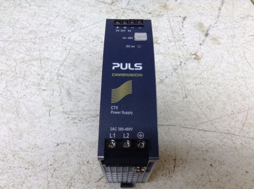 Puls CT5.241 24 VDC 5 Amp Power Supply CT5241 CT5