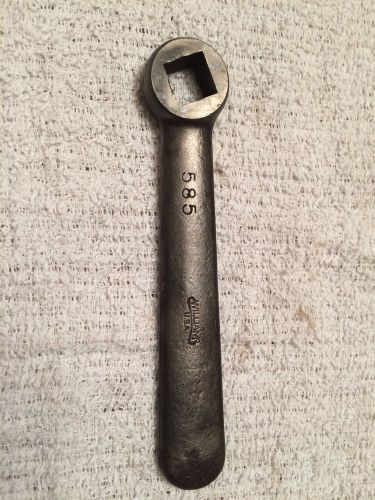 Williams 585 1/2 Machinists Lathe Mill Wrench USA