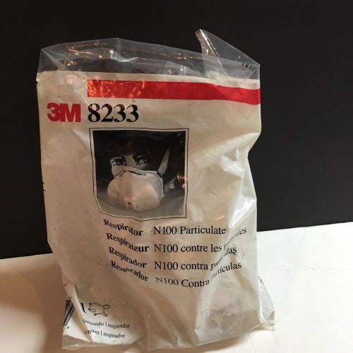 3m 8233 N100 Particulate Respirator Mask