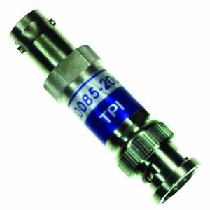 Tpi 120085 tin-zinc-copper plated individual bnc attenuator, 0 to 1 ghz for sale