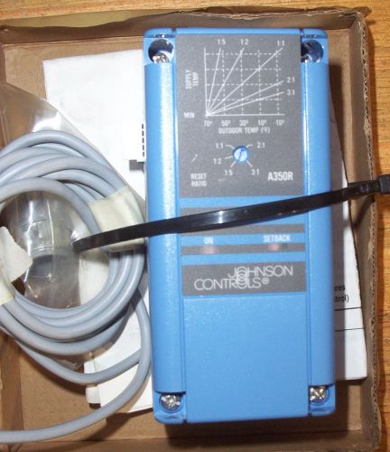 JOHNSON CONTROLS A350R ELECTRONIC TEMPERATURE RESET CONTROL - NEW!