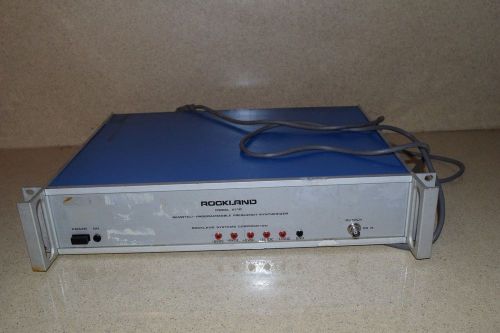 ROCKLAND MODEL 5110 PROGRAMMABLE FREQUENCY SYNTHESIZER (F3)