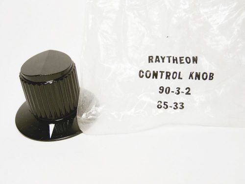 NOS Raytheon EHC Military MS91528 2F2S Skirted Control Knob Matte 1.5&#034;