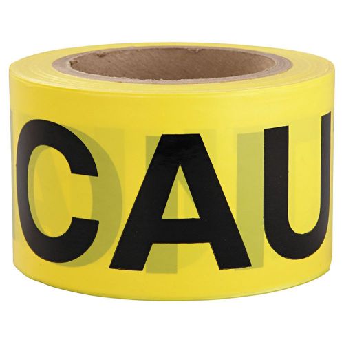 Cordova Safety Products CAUTION Tape 3” x 1000 Foot 2 Mil Thick Lot of 4 Rolls