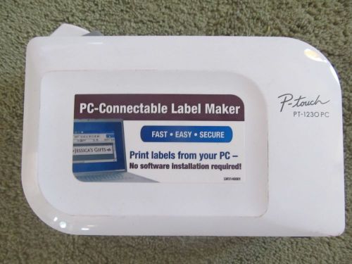 BROTHER P-TOUCH CONNECTABLE LABEL MAKER PT-1230PC