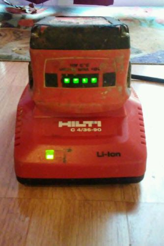 HILTI  Charge  C 4/36-90 and Hilti CPC B18 18 V 3.3ah Li-ion Battery