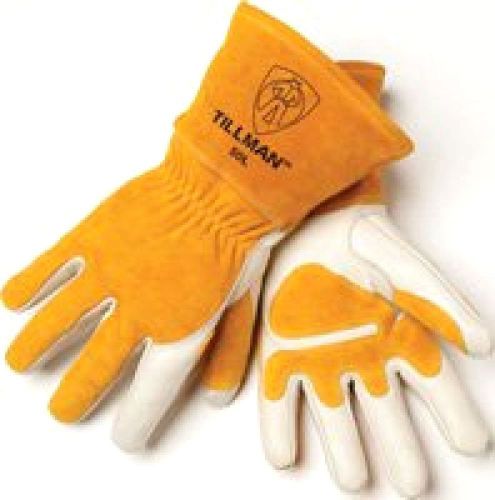 Tillman 50l mig welding glove, pearl, medium for sale