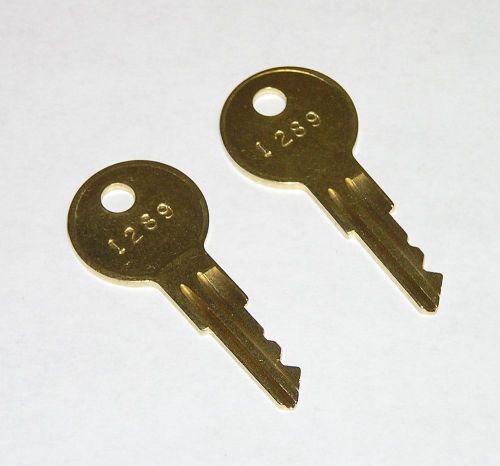 2 - 1289 Replacement Keys fit True Refrigeration Equipment