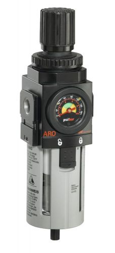 Aro p39344-600-vs air filter-regulator piggyback 1/2&#034; npt - 150 psi max inlet for sale
