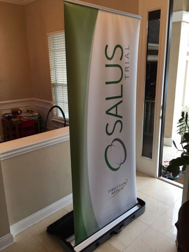 Silver Step Retractable Banner Stand